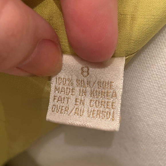 Vintage Dana Buchman Silk Button Dress - Picture 10 of 11